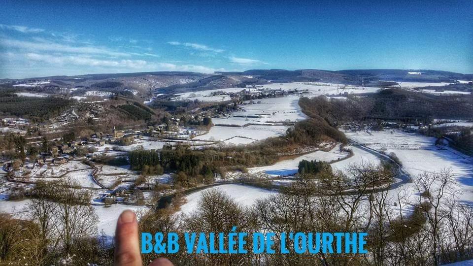 Bed & Breakfast Vallee De L'Ourthe Marcourt Exterior foto